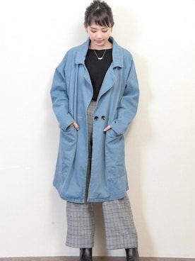 「florist」｜「アイテム（ジャケット/アウター）」を使った、FLORIST(フローリスト)さん（レディース・156cm）の冬コーディネート