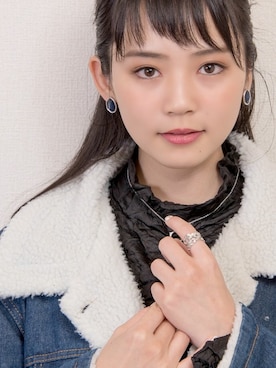 「florist（フローリスト）のアイテム（ピアス（両耳用））」を使った、FLORIST(フローリスト)さん（レディース・156cm）の冬コーディネート