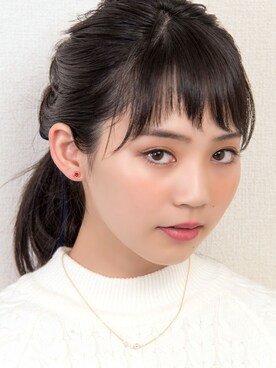 「florist（フローリスト）のアイテム（ピアス（両耳用））」を使った、FLORIST(フローリスト)さん（レディース・156cm）の冬コーディネート