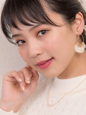 「florist（フローリスト）のアイテム（ピアス（両耳用））」を使った、FLORIST(フローリスト)さん（レディース・156cm）の冬コーディネート