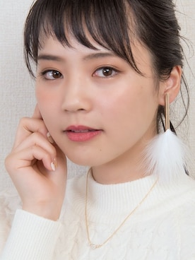 「florist（フローリスト）のアイテム（ピアス（両耳用））」を使った、FLORIST(フローリスト)さん（レディース・156cm）の冬コーディネート