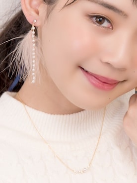 「florist（フローリスト）のアイテム（ピアス（両耳用））」を使った、FLORIST(フローリスト)さん（レディース・156cm）の冬コーディネート