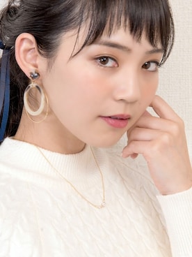 「florist（フローリスト）のアイテム（ピアス（両耳用））」を使った、FLORIST(フローリスト)さん（レディース・156cm）の冬コーディネート