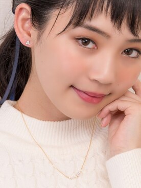 「florist（フローリスト）のアイテム（ピアス（両耳用））」を使った、FLORIST(フローリスト)さん（レディース・156cm）の冬コーディネート