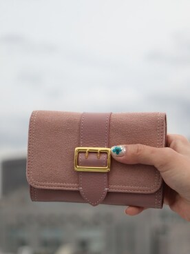 「アイテム（財布）」を使った、FLORIST(フローリスト)さん（レディース・156cm）の春コーディネート