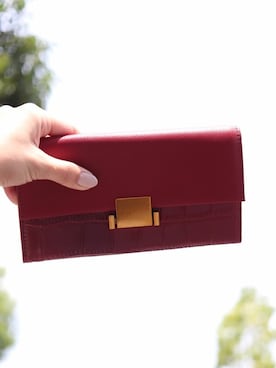 「アイテム（財布）」を使った、FLORIST(フローリスト)さん（レディース・156cm）の夏コーディネート