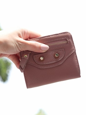 「アイテム（財布、パープル系）」を使った、FLORIST(フローリスト)さん（レディース・156cm）の夏コーディネート