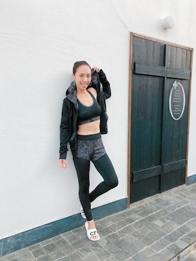 「アイテム（ジャージ）」を使った、FLORIST(フローリスト)さん（レディース・165cm）の夏コーディネート