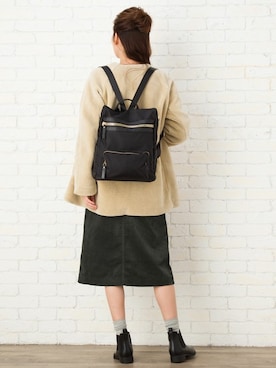 「リュックサック」｜FLORIST(フローリスト)さん（レディース・170cm）の秋コーディネート