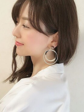 「florist（フローリスト）のアイテム（ピアス（両耳用））」を使った、FLORIST(フローリスト)さん（レディース・163cm）の夏コーディネート