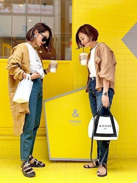 「カジュアルバッグ」｜FLORIST(フローリスト)さん（レディース・163cm）の夏コーディネート