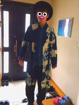 「no brand（ノーブランド）のアイテム（ダウンジャケット/コート）」を使った、RAW WIREさん（メンズ・179cm）の冬コーディネート