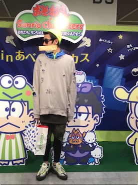 「PUMA（プーマ）のアイテム（ナイロンジャケット）」を使った、endyさん（メンズ・173cm）の春コーディネート