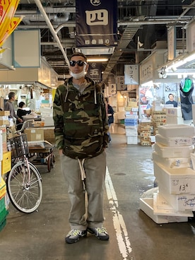 「SWAGGER（スワッガー）のアイテム（ジャケット/アウター）」を使った、endyさん（メンズ・173cm）の秋コーディネート
