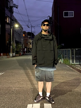 「秋のマイ旬スタイル」｜「アイテム（マウンテンパーカー）」を使った、endyさん（メンズ・173cm）の秋コーディネート