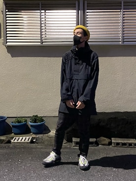 「Undercoverism（アンダーカバイズム）のアイテム（パンツ）」を使った、endyさん（メンズ・173cm）の秋コーディネート