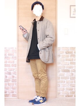 「アイテム（その他アウター）」を使った、Na.2さん（メンズ・170cm）の冬コーディネート