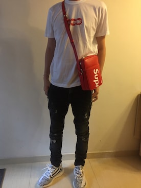 「LV」｜Tak Chiさん（メンズ・175cm）の夏コーディネート