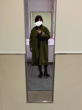 「UK」｜「アイテム（ジャケット/アウター）」を使った、きつねうどんさん（レディース・164cm）の春コーディネート