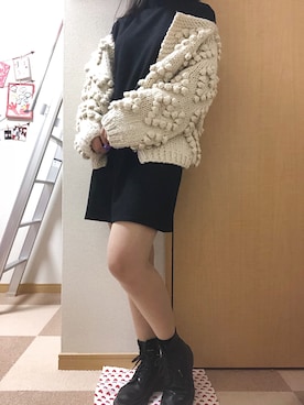 「ハートニット」｜name.minoriさん（レディース・153cm）の秋コーディネート