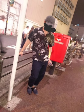 「RAY CASSIN（レイカズン）のアイテム」を使った、 Hideakiさん（メンズ・165cm）の夏コーディネート