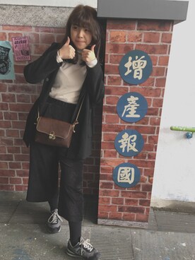 「NET（ネット）のアイテム（パンツ）」を使った、Roさん（レディース・164cm）の春コーディネート