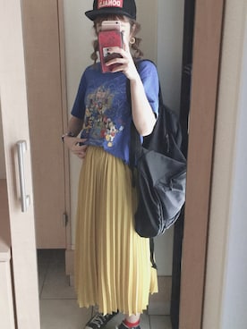 「ディズニーコーデ」｜なさん（レディース・161cm・30代）の夏コーディネート