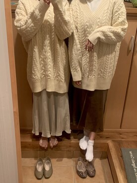 𝗵𝗶𝗻𝗮さん(レディース・157cm)の冬コーディネート