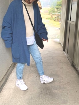 「Factor=（ファクターイコール）のアイテム（パンツ）」を使った、RRSさん（レディース・159cm）の冬コーディネート