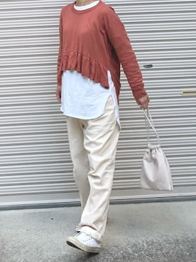 RRSさん（レディース・159cm）の秋コーディネート