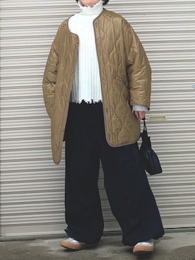 「yukichi.（ユキチ）のアイテム」を使った、RRSさん（レディース・159cm）の冬コーディネート