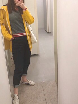 「PULL&BEAR（プルアンドベア）のアイテム（マウンテンパーカー）」を使った、旋风小陀螺さん（レディース・169cm）の秋コーディネート
