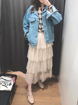 「纱裙」｜旋风小陀螺さん（レディース・169cm）の秋コーディネート