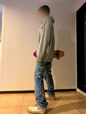 「MOUSSY（マウジー）のアイテム（帽子）」を使った、luvsk8さん（メンズ・183cm）の秋コーディネート