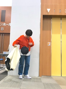 「正月」｜「アイテム（ブルゾン）」を使った、artless。。。mushさん（レディース・152cm）の冬コーディネート