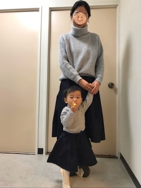 ichika☆i さん（キッズ・70cm）の秋コーディネート