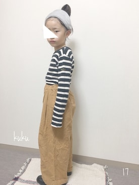 kukuさん（キッズ・120cm）の冬コーディネート