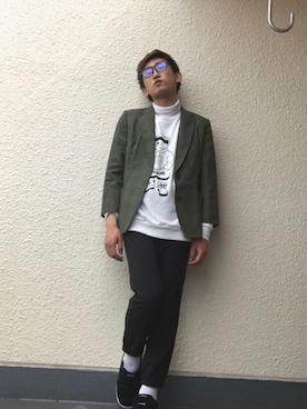 naoyaさん（メンズ・168cm）の春コーディネート