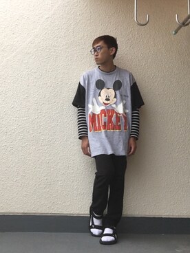 「Teva（テバ）のウィメンズ テバ ハリケーン サンダル Teva HURRICANE XLT 4176（サンダル、ブラック系）」を使った、naoyaさん（メンズ）の夏コーディネート