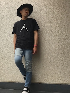 「Teva（テバ）のTeva/テバ　HURRICANE XLT（サンダル、ブラック系）」を使った、naoyaさん（メンズ）の春コーディネート