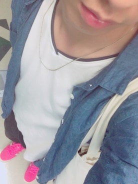 「タケオキクチ(TAKEO KIKUCHI)」｜「アイテム（アクセサリー）」を使った、TOMONKEY さん（メンズ・175cm）の夏コーディネート