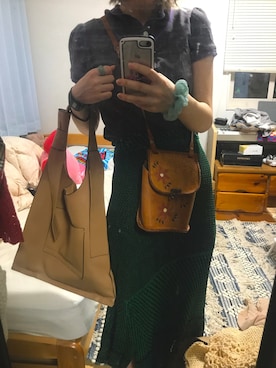 「MARC JACOBS（マークジェイコブス）のアイテム（ポロシャツ）」を使った、umeさん（レディース・160cm）の夏コーディネート