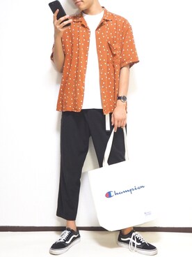 kayaさん（メンズ・175cm）の夏コーディネート