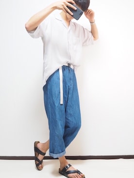 「RAGEBLUE（レイジブルー）のアイテム（その他トップス）」を使った、kayaさん（メンズ・175cm）の夏コーディネート