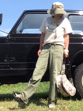 「アイテム（その他パンツ）」を使った、のの♪さん（レディース・162cm）の夏コーディネート