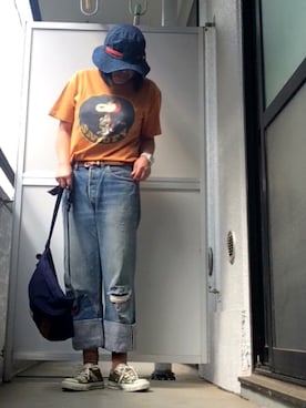 「USA」｜「アイテム（その他）」を使った、のの♪さん（レディース・162cm）の夏コーディネート