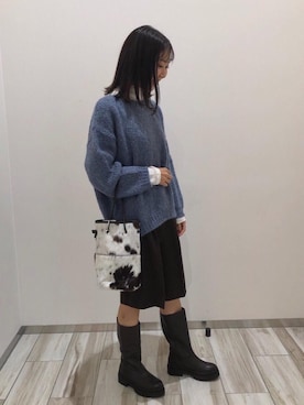 「TRICOTS JEAN MARC（トリコットジーンマルク）のアイテム（ニット/セーター）」を使った、saito_rさん（レディース・160cm）の秋コーディネート