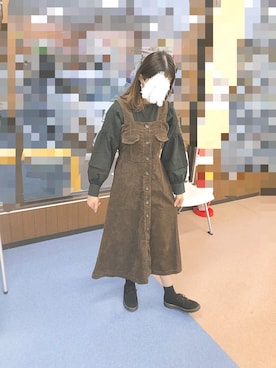 「おんなのこコーデ」｜「アイテム（ローファー）」を使った、yuu.さん（レディース・163cm）の秋コーディネート