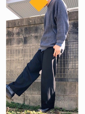 「だぼだぼ」｜「アイテム（アクセサリー）」を使った、さいとう たくみさん（メンズ・169cm）の春コーディネート