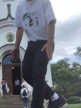 「BACK NUMBER（バックナンバー）のアイテム（チノパンツ）」を使った、ととさん（メンズ・167cm）の夏コーディネート